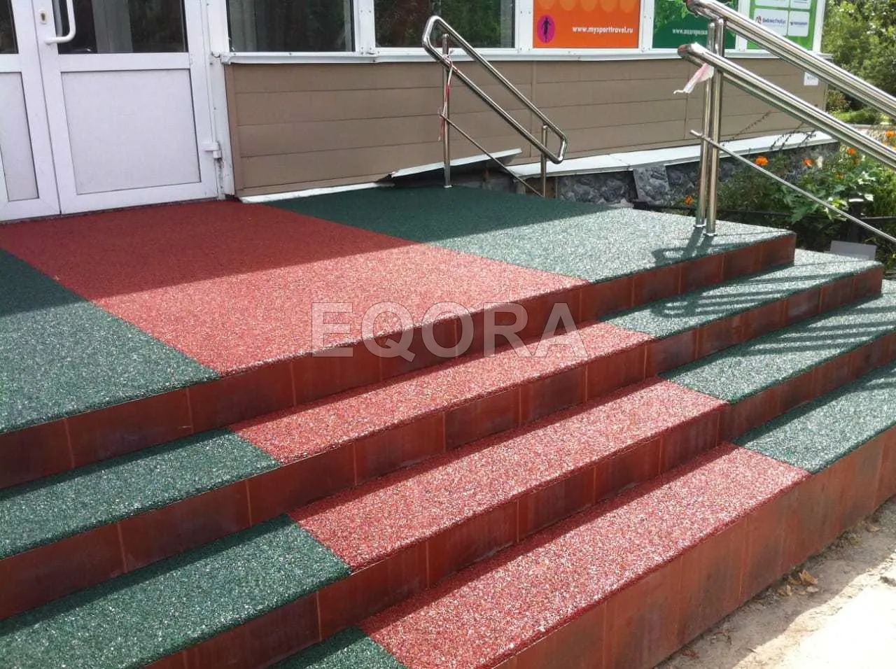 Резиновое покрытие на травмоопасные участки из резиновой крошки в Заводоуковске