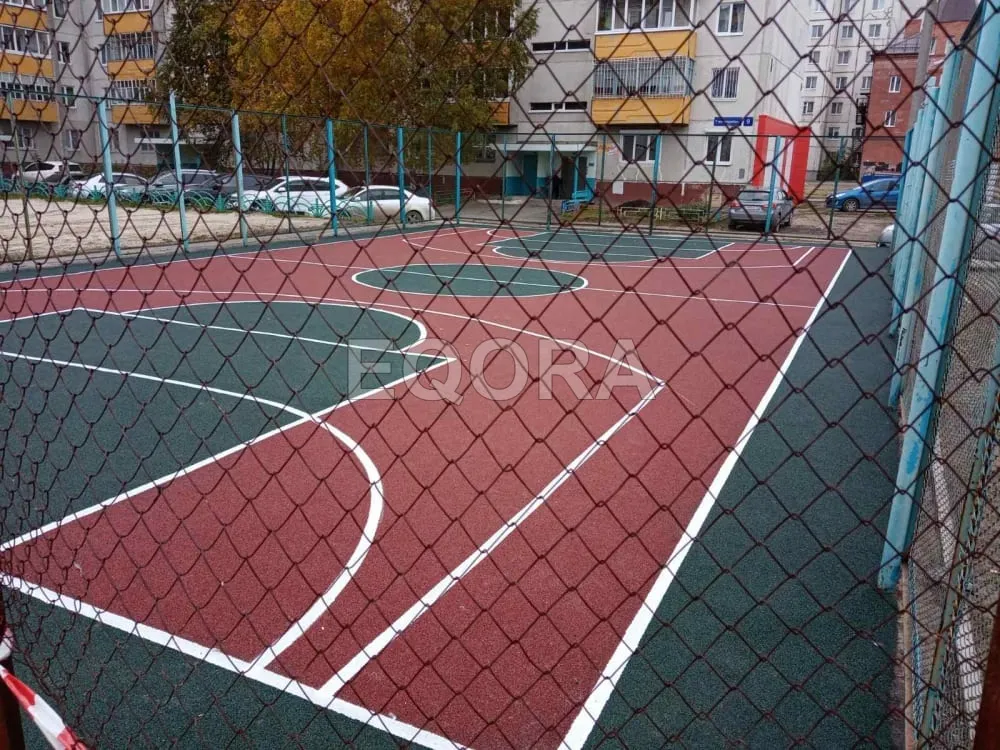 Резиновые покрытия из крошки для спортивных площадок в Заводоуковске